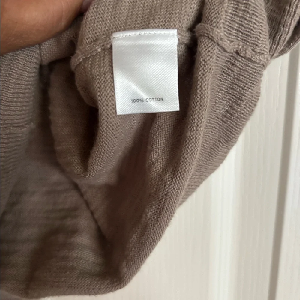 Caslon cotton short sleeve cardigan size large - Picture 6 of 7